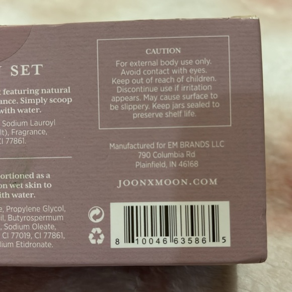 Joon X Moon Lavender Celebration Set Scented Whipped Soap & Sugar Cubes NWT - Picture 11 of 14